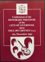 Load image into Gallery viewer, Beatles (Paul McCartney) - Honorary Freedom Of The City Of Liverpool 1984