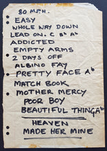 Load image into Gallery viewer, Cold Chisel (Ian Moss) - Set List
