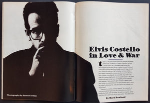 Elvis Costello - Musician March 1989