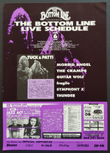 Load image into Gallery viewer, Cramps - The Bottom Line Live Schedule June 1998