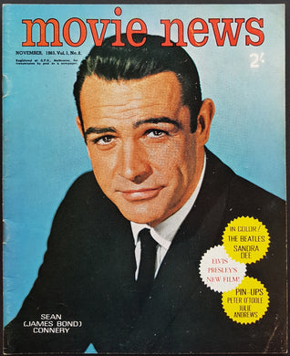 Bond, James - Movie News November 1965