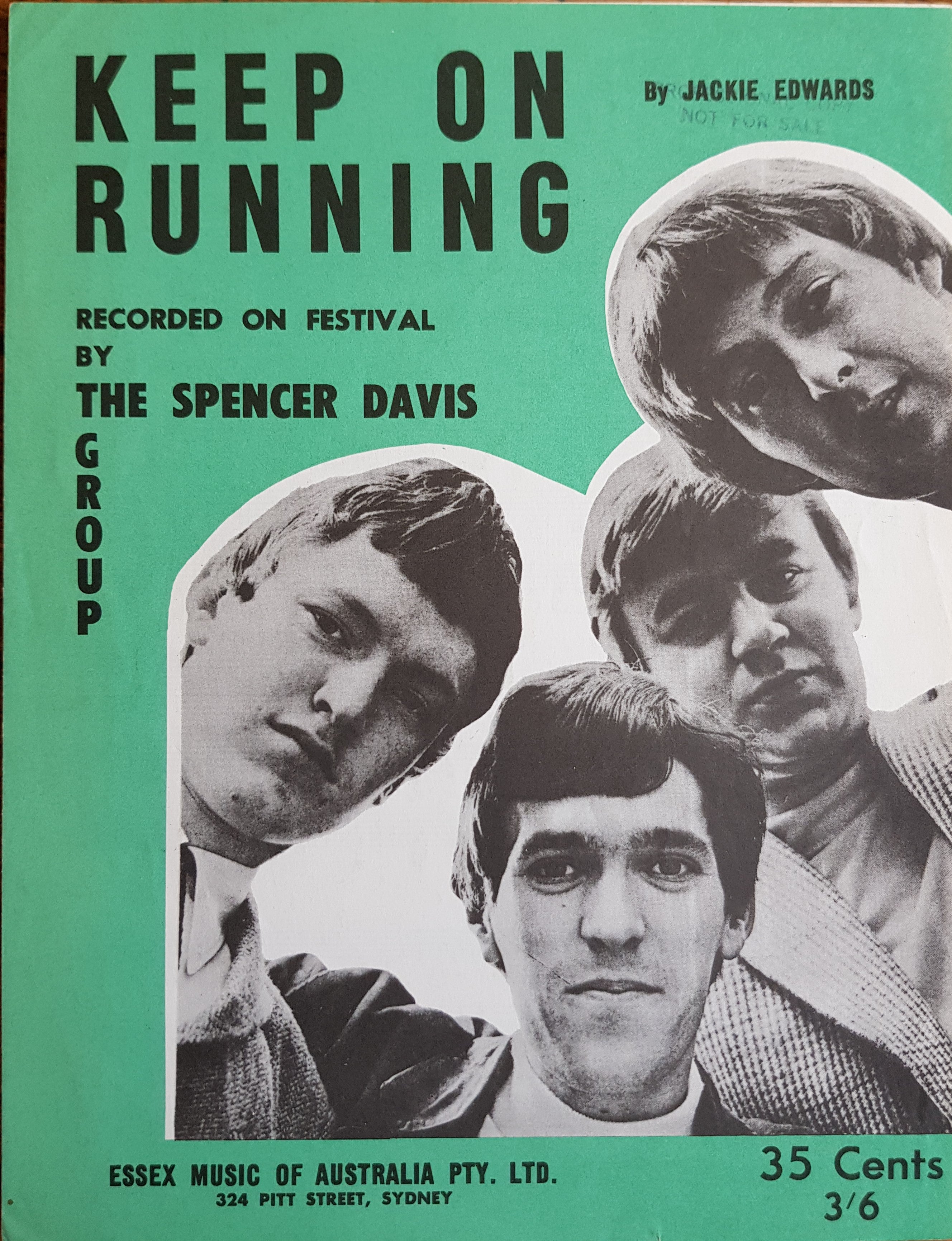 Spencer Davis Group - Keep On Running – Vicious Sloth Collectables