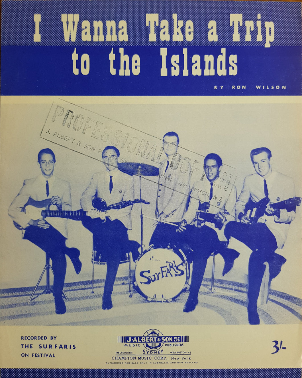 Surfaris - I Wanna Take A Trip To The Islands