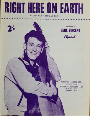 Gene Vincent - Right Here On Earth