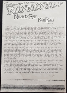 Kate Bush - Never For Ever