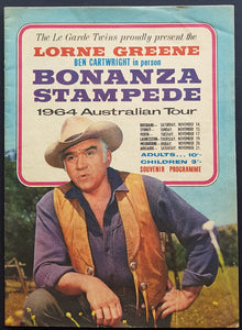 Film & Stage Memorabilia - Bonanza Stampede 1964