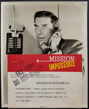 Load image into Gallery viewer, Film &amp; Stage Memorabilia - Mission: Impossible