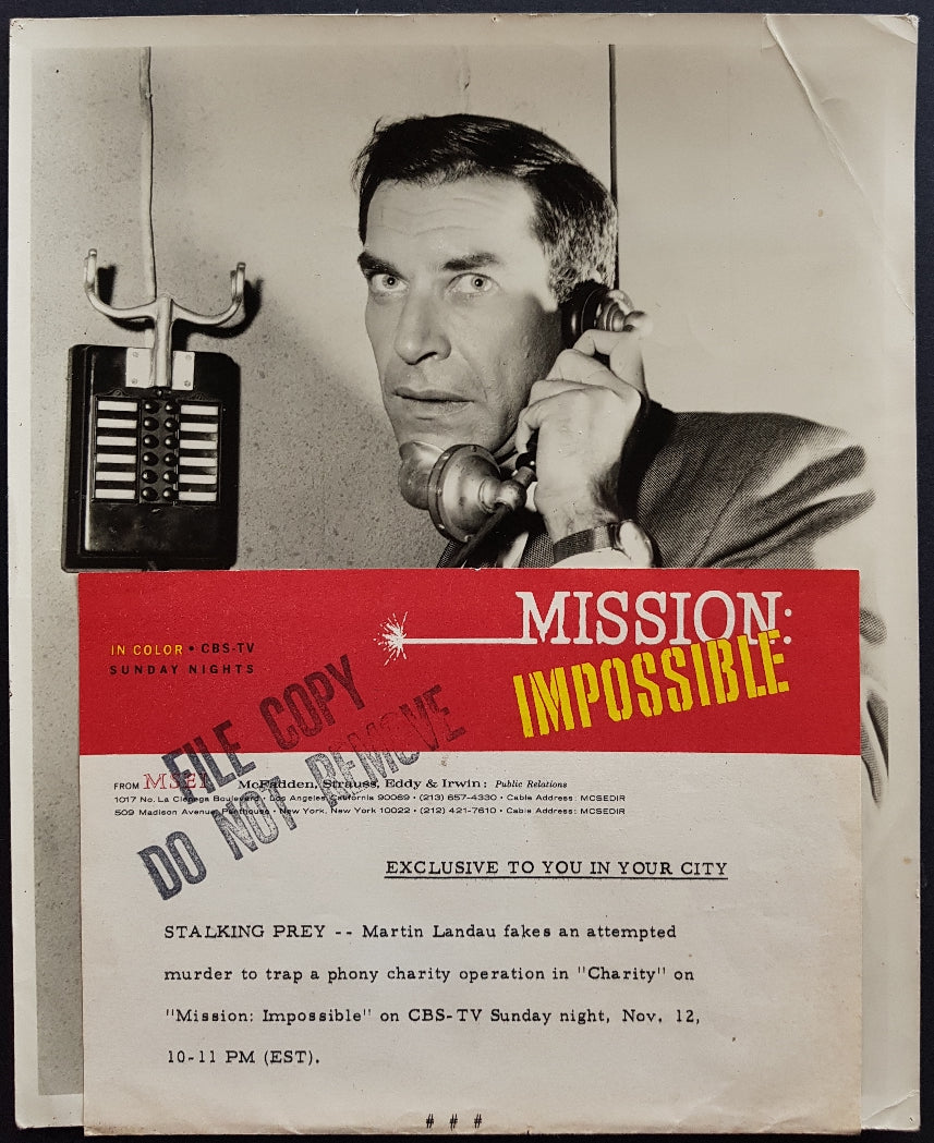 Film & Stage Memorabilia - Mission: Impossible
