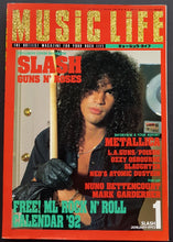 Load image into Gallery viewer, Guns N&#39;Roses - Music Life 1 January 1992