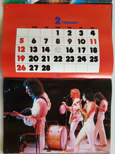 Queen - 1978 Rock Live Calendar