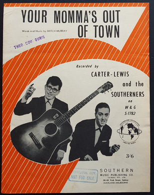 Carter - Lewis And The Southerners - Your Momma's Out Of Town