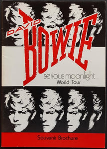 David Bowie - Serious Moonlight World Tour Souvenir Brochure