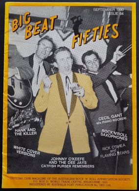 Johnny O'Keefe - Big Beat Of The Fifties September 1990 Issue 64