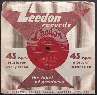 Wayne, Paul - I Like It Like That