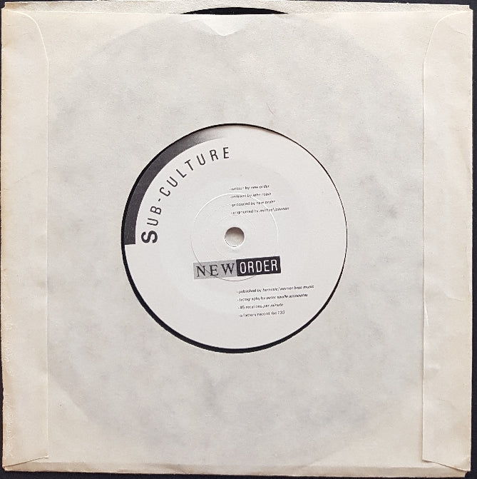New Order - Sub-Culture