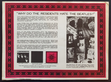 Residents - Why Do The Residents Hate the Beatles