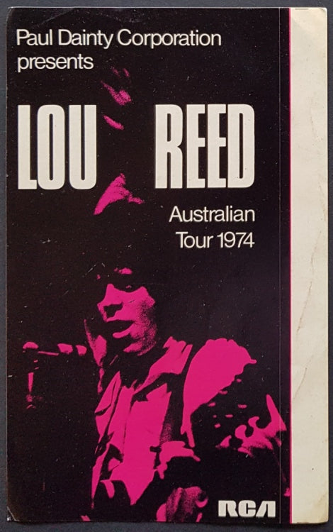 Reed, Lou - Australian Tour 1974