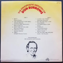 Load image into Gallery viewer, Don Burrows - The Saxophone Artistry Of Don Burrows