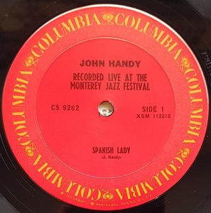 John Handy - Recorded Live At The Monterey Jazz Festival