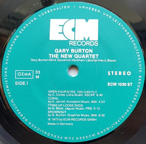Burton, Gary - The New Quartet