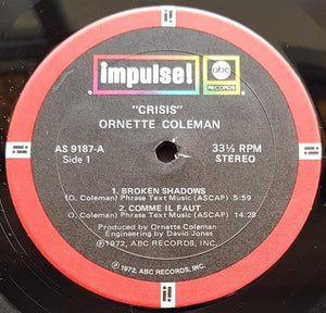 Ornette Coleman - Crisis