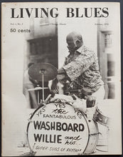 Load image into Gallery viewer, Washboard Willie - Living Blues Autumn 1970