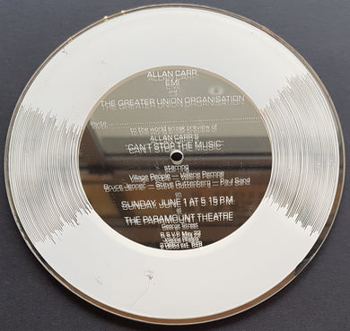 Village People - Preview Invite For 'Can't Stop The Music'