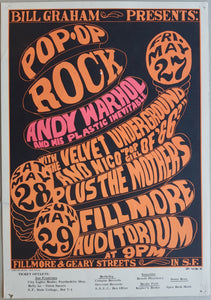 Velvet Underground - Bill Graham Presents Pop.Op Rock