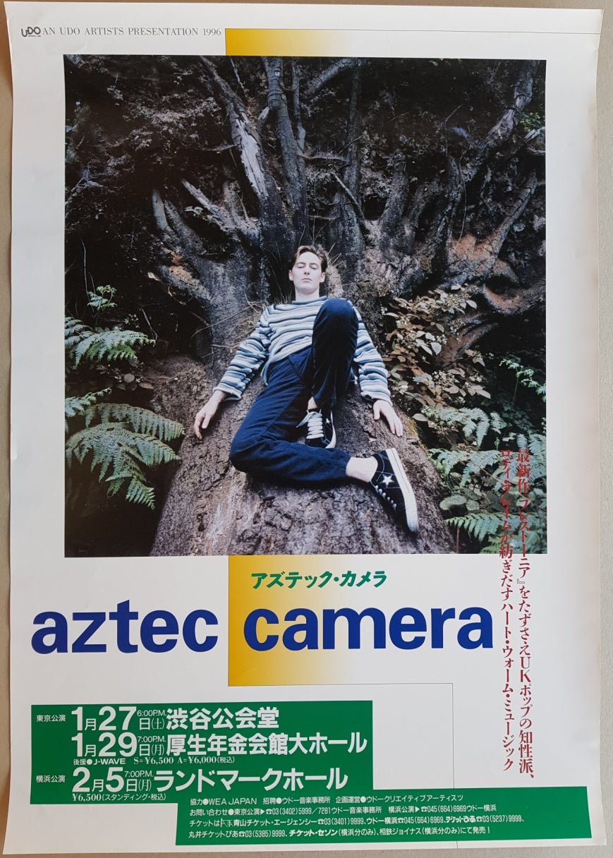 Aztec Camera 販促ポスター 額装 フリッパーズ Aztec Camera - 1996 – Vicious Sloth Collectables