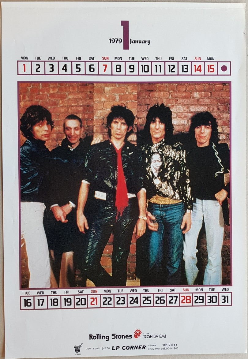 Rolling Stones - '79 Calendar Rock