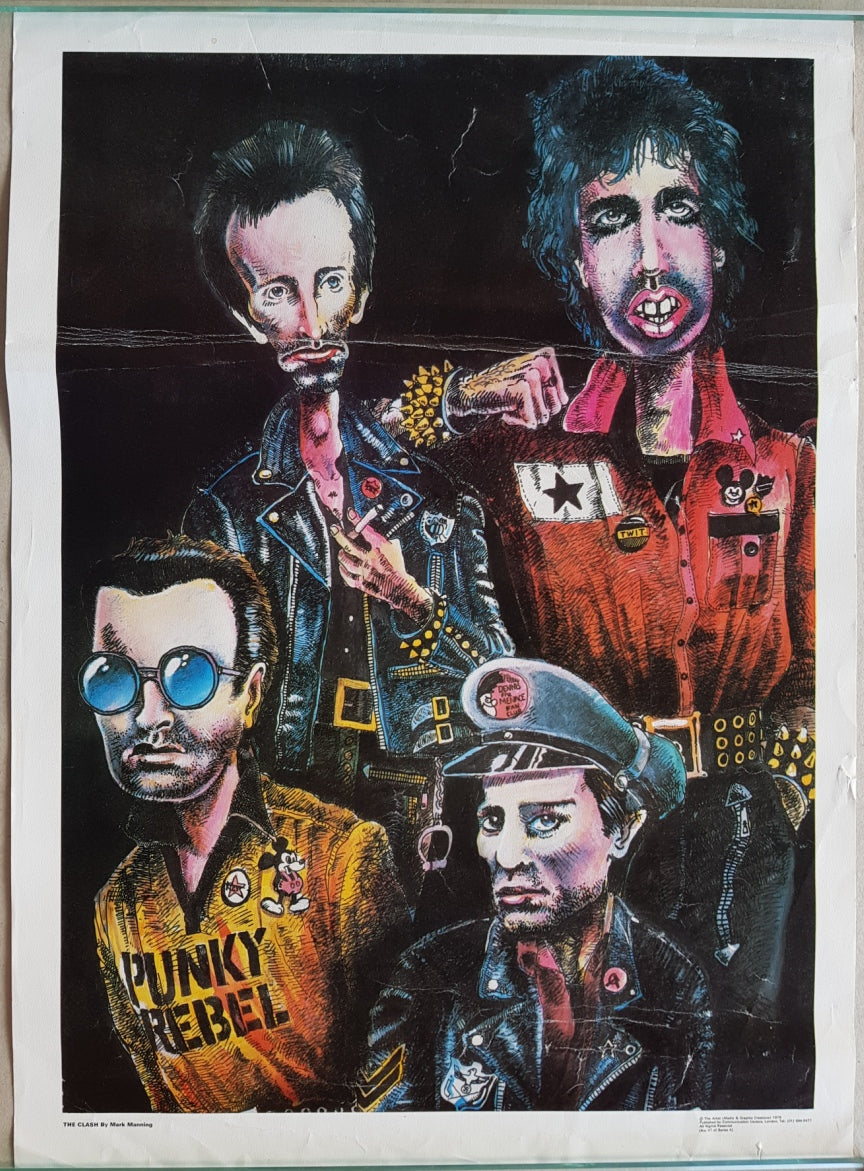 Clash - The Clash By Mark Manning