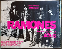 Load image into Gallery viewer, Ramones - Apollo Thatre: Ardwick Manchester 1977