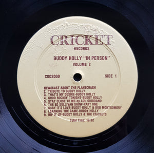 Buddy Holly - "In Person"