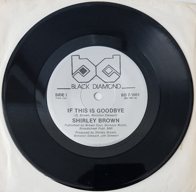Brown, Shirley - If This Is Goodbye