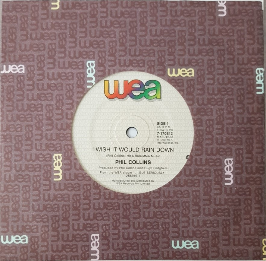 Genesis (Phil Collins) - I Wish It Would Rain Down