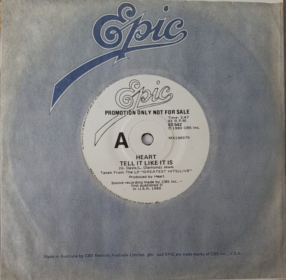 Heart - Tell It Like It Is