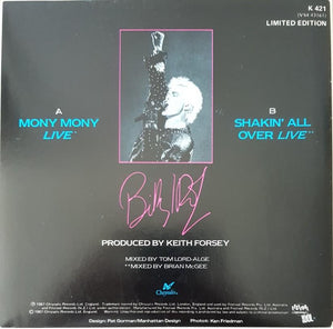 Billy Idol - Mony Mony Live