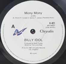 Load image into Gallery viewer, Billy Idol - Mony Mony Live