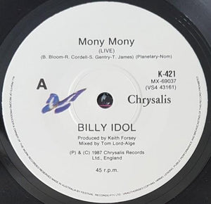 Billy Idol - Mony Mony Live