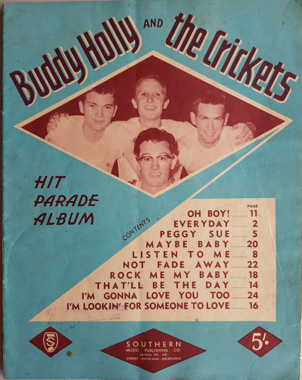 Buddy Holly & The Crickets- Hit Parade Album