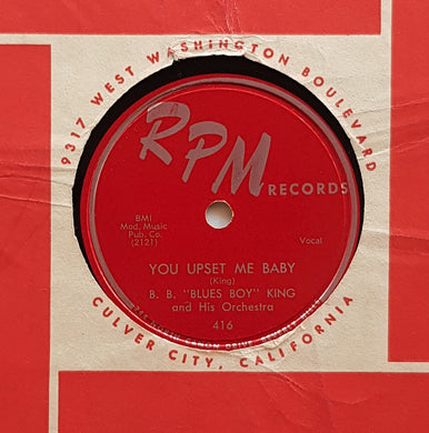 King, B.B. (B.B.'Blues Boy' King) - You Upset Me Baby