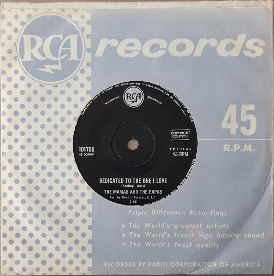 Mamas & Papas - Dedicated To The One I Love