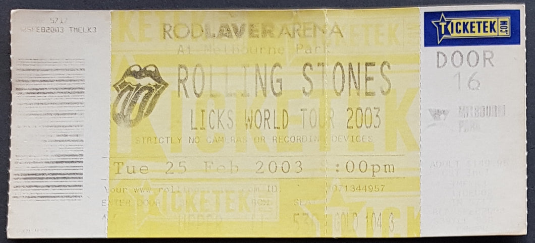 Rolling Stones - Licks World Tour 2003
