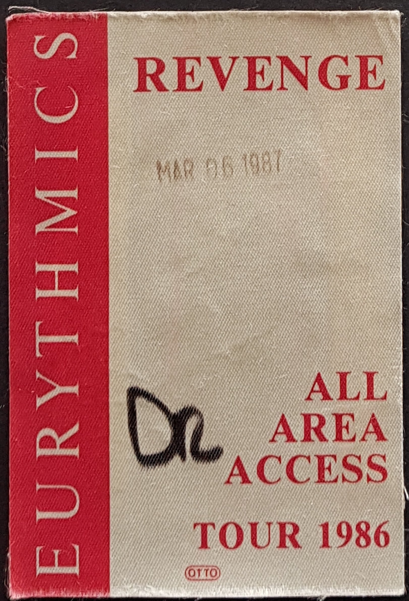 Eurythmics - Revenge World Tour 1986