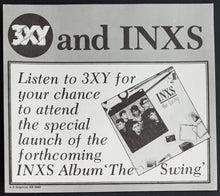 Load image into Gallery viewer, INXS - 3XY Music Survey Chart