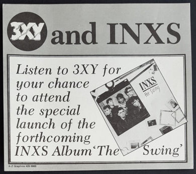 INXS - 3XY Music Survey Chart