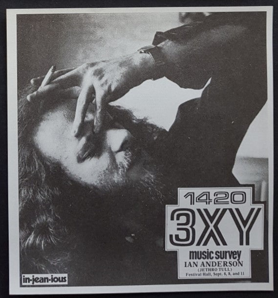 Jethro Tull - 3XY Music Survey Chart