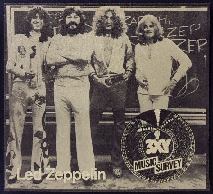 Led Zeppelin - 3XY Music Survey Chart