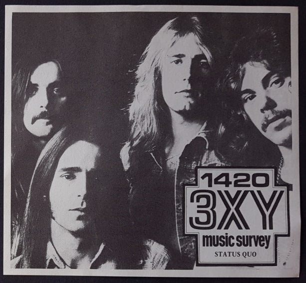 Status Quo - 3XY Music Survey Chart