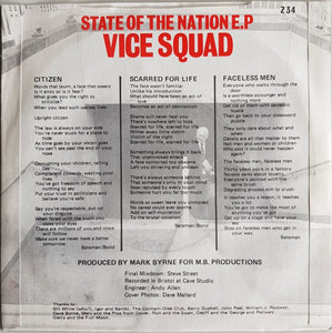 Vice Squad - State Of The Nation E.P.